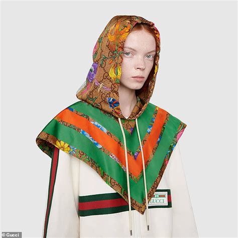 gucci hood scarf|authentic gucci scarves.